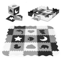 Salteluta de joaca Ecotoys tip puzzle cu pereti 25 elemente ECOEVA015 - 1