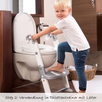 Scara cu reductor wc si olita white persilber kidskit - 3