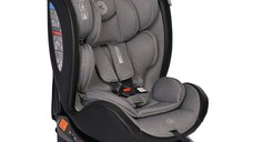 Scaun auto pentru copii cu isofix Ares i-Size si rotativ 360 grade 0 luni-12 ani Grey