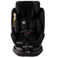 Scaun auto Platinum Deluxe i-Size Buf Boof cu isofix rotativ 360 grade Top Tether SIPS 40-150 cm 0-36 kg BlackJeans - 1