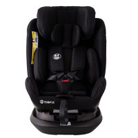 Scaun auto Platinum Deluxe i-Size Buf Boof cu isofix rotativ 360 grade Top Tether SIPS 40-150 cm 0-36 kg BlackJeans - 4