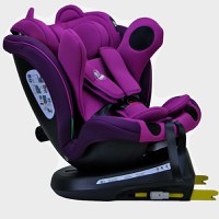 Scaun auto Tweety Plus Deluxe Buf Boof i-Size rotativ 360 cu isofix 40-150 cm UrsPurple - 2