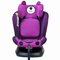 Scaun auto Tweety Plus Deluxe Buf Boof i-Size rotativ 360 cu isofix 40-150 cm UrsPurple - 6