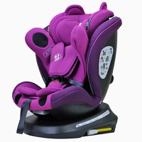 Scaun auto Tweety Plus Deluxe Buf Boof i-Size rotativ 360 cu isofix 40-150 cm UrsPurple - 8