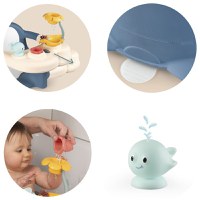 Scaun de baie Baby Bath Time albastru Smoby - 2