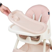 Scaun de masa 2 in 1 Juju EatSmile pink - 3