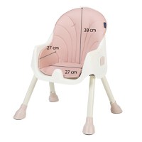 Scaun de masa 2 in 1 Juju EatSmile pink - 7