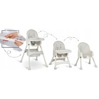 Scaun de masa 3 in 1 Ricokids Milo Gri - 1