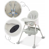 Scaun de masa 3 in 1 Ricokids Milo Gri - 4