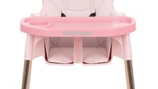 Scaun de masa KikkaBoo Sky-High Pink