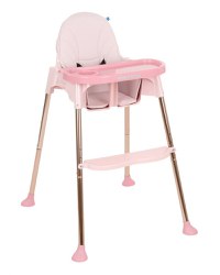 Scaun de masa KikkaBoo Sky-High Pink - 8