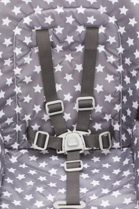 Scaun inalt pentru masa Paul star grey Fillikid - 6