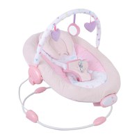 Scaunel balansoar FreeON Rest n Play cu trei jucarii 8 melodii pink - 6