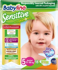 Scutece Babylino Sensitive N5 11-16 kg18 buc - 4