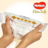 Scutece Huggies Elite Soft 1, 3-5 kg, 84 buc - 1