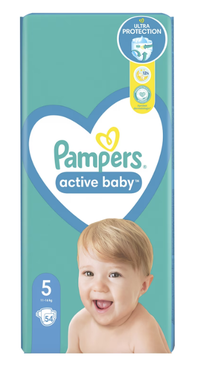 Scutece Pampers Active Baby Jumbo Pack Nr.5, 11 -16 kg 54 buc - 7