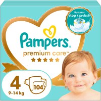 Scutece Pampers Premium Care Mega Box Marimea 4, 9-14 kg, 104 buc - 6