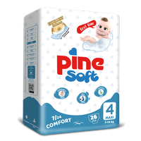 Scutece pentru bebelusi Pine Soft Pachet Eco Pine Maxi 7-14 kg x 26 buc - 2