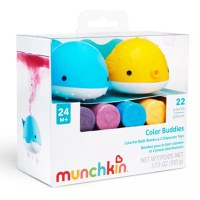 Set 2 dispensere pentru baie si 20 tablete Munchkin Colour Buddies 24L+ - 4