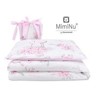 Set 3 piese patut Peonie Pink MimiNu - 1