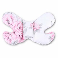 Set 4 in 1 Cosulet bebelus Baby Cocoon 90x50 cm Peonie Pink - 2