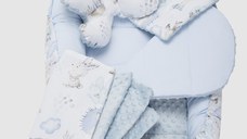 Set 5 in 1 Babynest Nichiduta Minky Blue Deer