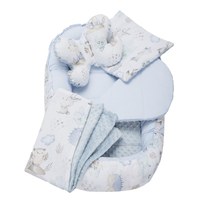 Set 5 in 1 Babynest Nichiduta Minky Blue Deer - 2