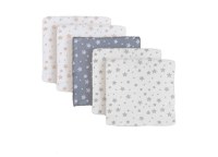 Set 5 prosopele bumbac organic 100 24x24 cm BabyCosy - 5