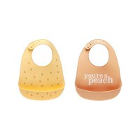 Set bavete din silicon Pearhead Peach - 5