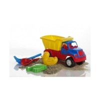 Set camion mare cu lopatica, grebla pentru copii Costinesti 33x33x16 cm - 1