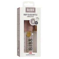 Set complet biberon din sticla anticolici Bibs 110 ml Woodchuck - 1