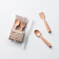 Set de tacamuri bebelusi Miniware My First Cutlery Toffee - 1