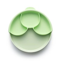 Set diversificare hrana bebelusi Miniware Healthy Meal 3 piese Keylime - 1