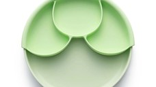 Set diversificare hrana bebelusi Miniware Healthy Meal 3 piese Keylime