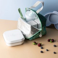 Set geanta termoizolanta Mealtote cu cutie Grow bento Miniware Ready Go Bento 4 piese Prickly Pear - 2