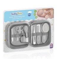 Set ingrijire bebelusi cu 9 piese BabyJem Grooming Set Grey - 1