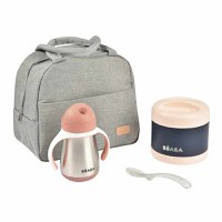 Set izoterm on the go 4 piese Beaba Pink - 4