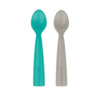 Set Lingurite Minikoioi Premium Silicon Aqua Green Powder Grey - 1