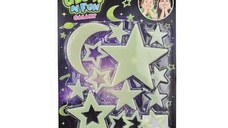 Set luna si stele fosforescente Glow N Fun Toi-Toys TT35055A