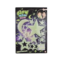 Set luna si stele fosforescente Glow N Fun Toi-Toys TT35055A - 1