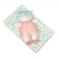 Set paturica Carol Baby Blanket si jucarie de plus Goat 02 - 3