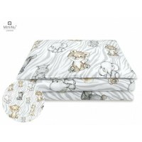 Set pentru bebelusi 6+1 piese MimiNu 120x60 cm Safari Natural - 2