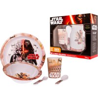 Set pentru masa melamina 5 piese Star Wars Lulabi 8340300 - 1