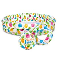 Set piscina gonflabila cu minge si colac incluse Intex Beach Sun - 2