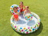 Set piscina gonflabila cu minge si colac incluse Intex Beach Sun - 1