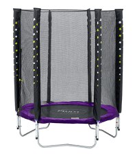 Set trambulina cu plasa de protectie Junior 140 cm Plum - 1