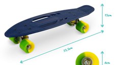 Skateboard copii Qkids Galaxy Lemon