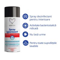 Spray igienizant si dezinfectant pentru suprafete Easycare 400ml - 2