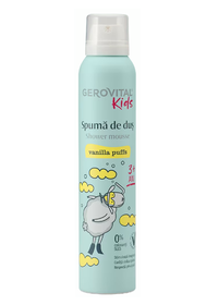 Spuma de dus pentru copii Gerovital Kids Vanilla Puffs 200 ml - 1