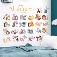 Sticker decorativ pentru copii autoadeziv Alfabetul Animalelor 65 x 100 cm - 2